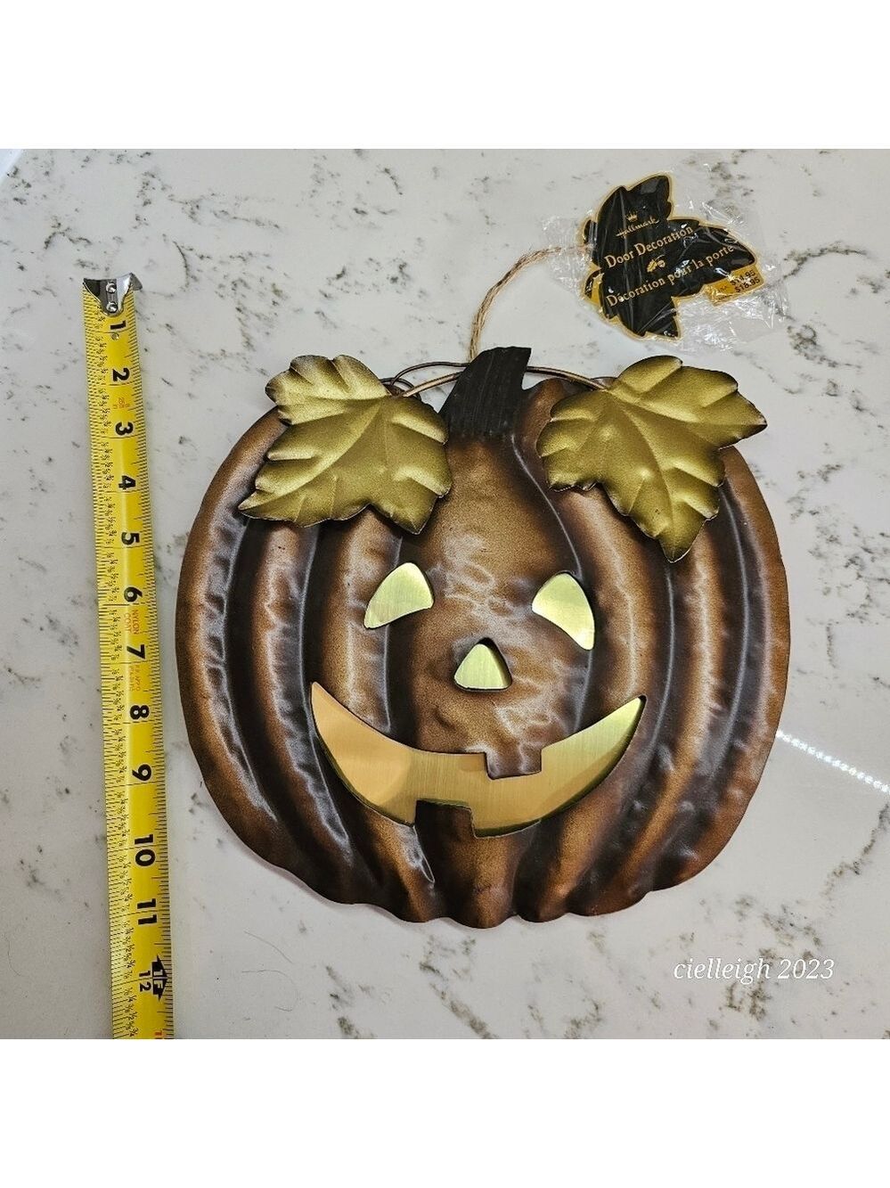 💥4 for $25💥 Halloween Metal Pumpkin Door Decor